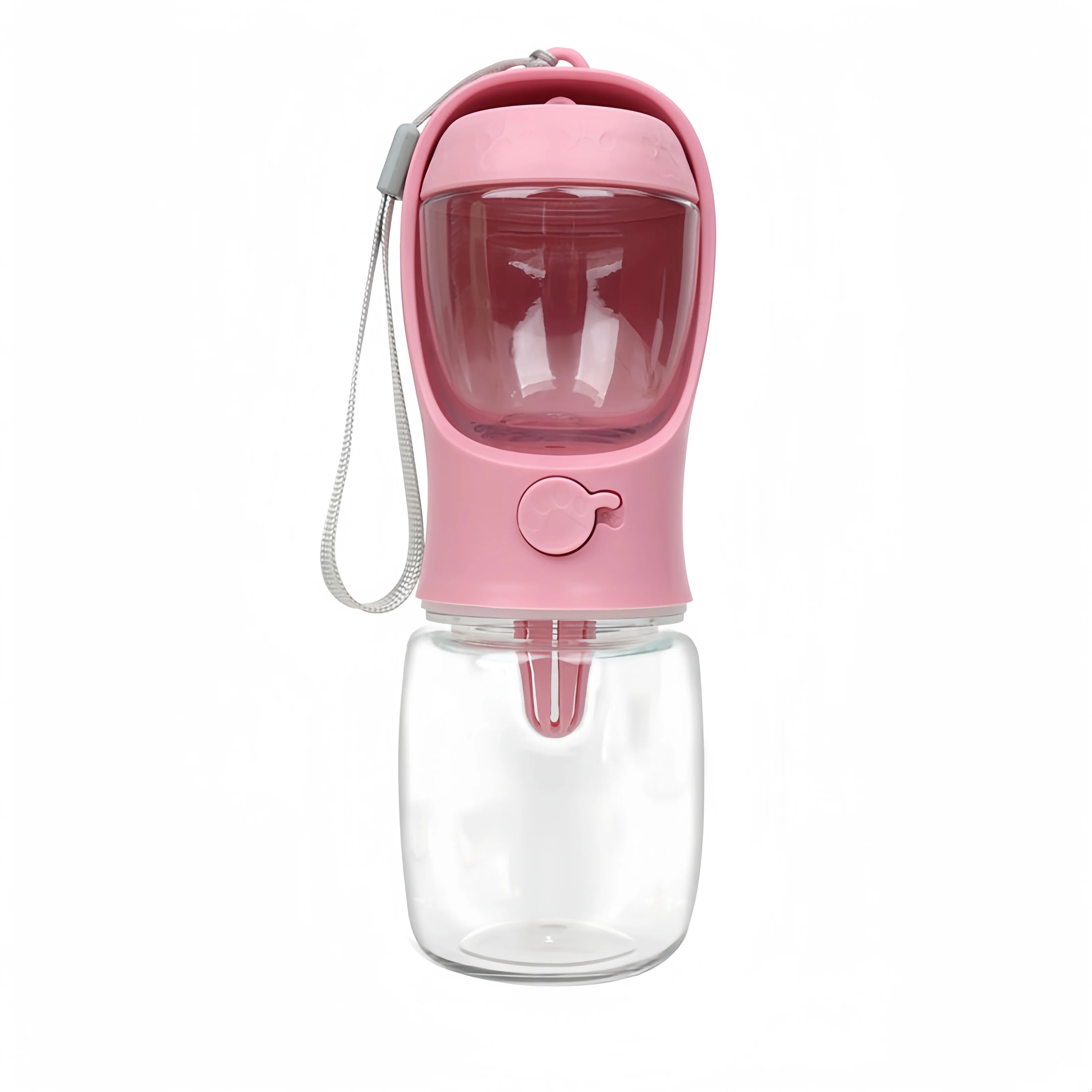 3 in 1 Portable Water Bottle With Food Dispenser.