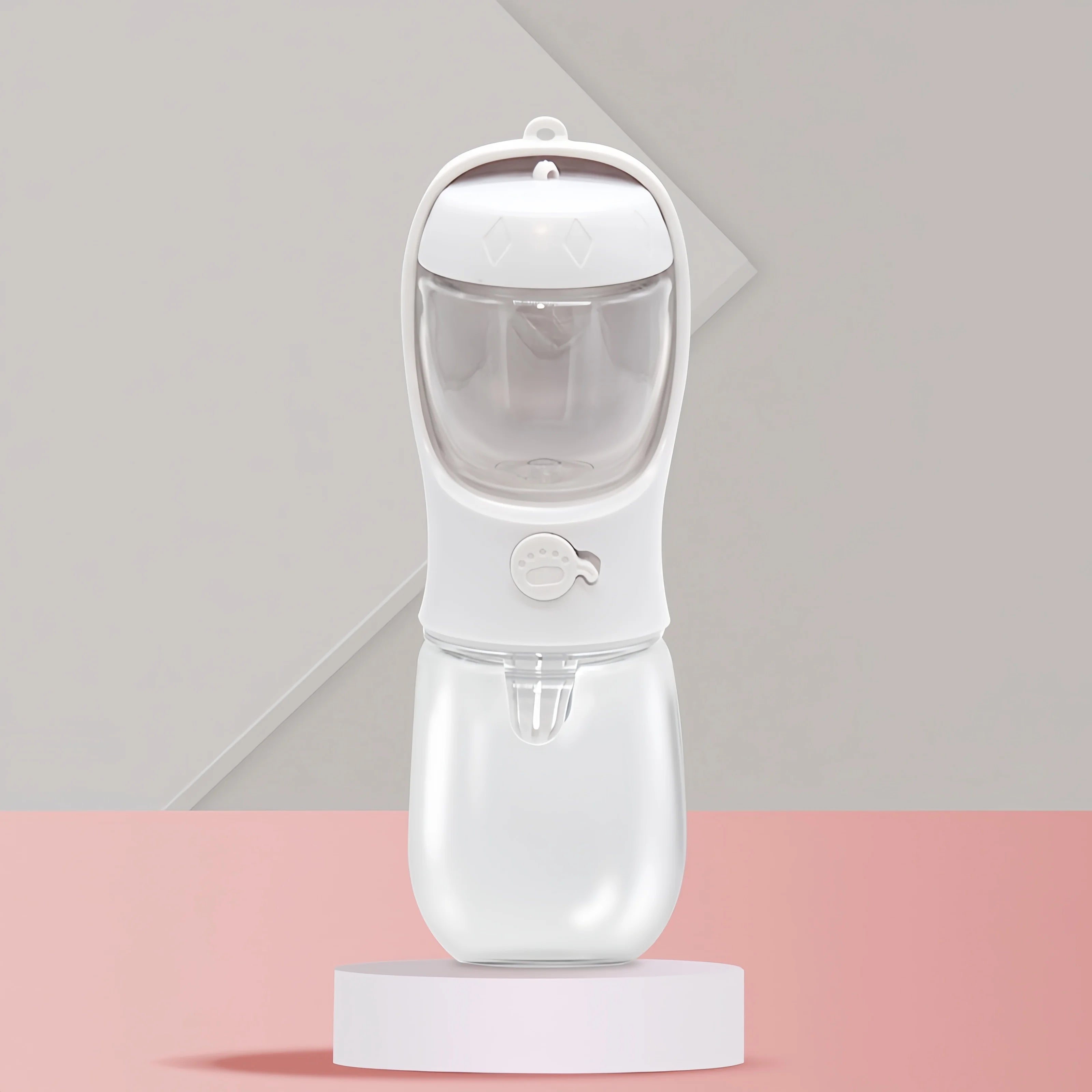 3 in 1 Portable Water Bottle With Food Dispenser.