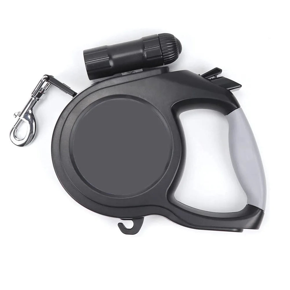 Retractable Dog Leash with Flashlight